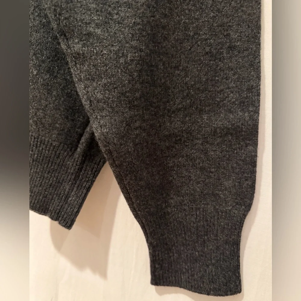 BRITCHES Great Outdoors Men’s 100% Lambswool V Neck Sweater - Charcoal Grey - XL